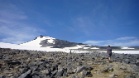 Svellnosen (2270m) huippu tuli näkyviin.