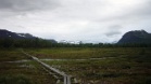 On foot, it takes around five hours to travel the twelve mile (19km) distance between the two mountain lodges in Nikkaluokta and Kebnekaise.