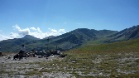 Retken viimeinen yli 2km nousu takana, paikkana Collado de la Marrana, 2547 m