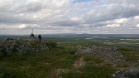 20110707161459  Alkuinnostuksissa eksyimme Beahcegašvárrin (522 m) huipulle :)