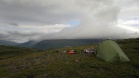 20110724105405  Varusteiden kuivattelua.
