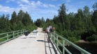 IMG 2665  Ounasjärven ylitys hoitui kiertämällä järvi sillan kautta.
