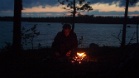 Tulet jossain Inarinjärven rannalla.
