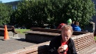 Picnic at Arnarhóll (Reykjavik, Iceland)