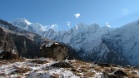IMG 5159  Annapurna III (7555m) ja Gandharba Chuli (6250m)